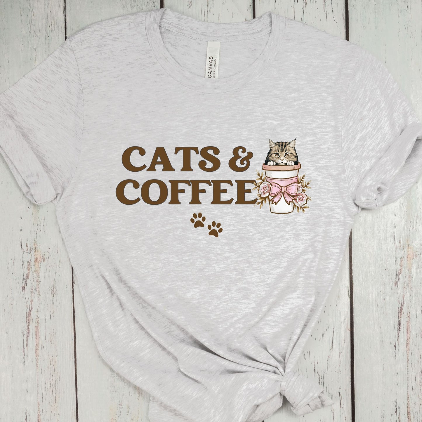 Cats and Coffee Cat Shirt