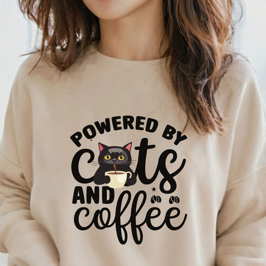 Cats and Coffee Sweatshirt