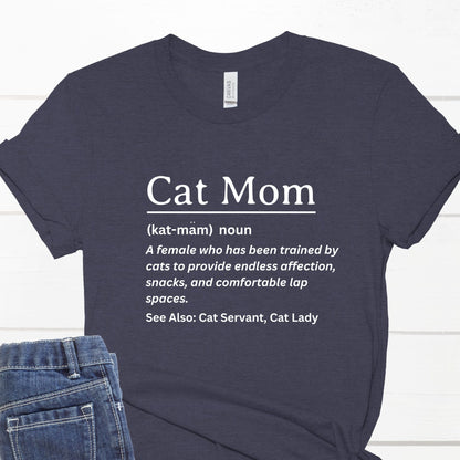 Funny Definition Shirt, Cat Mom Tee