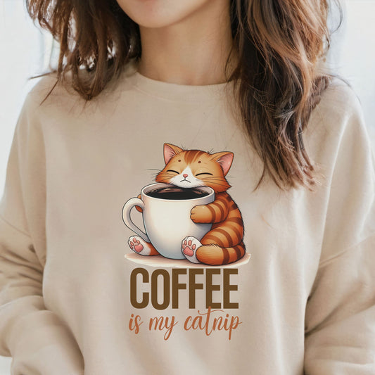 Coffee Is Our Catnip Cat Sweatshirt