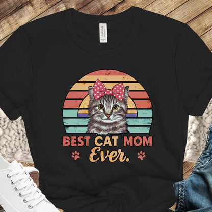 Best Cat Mom Ever Shirt