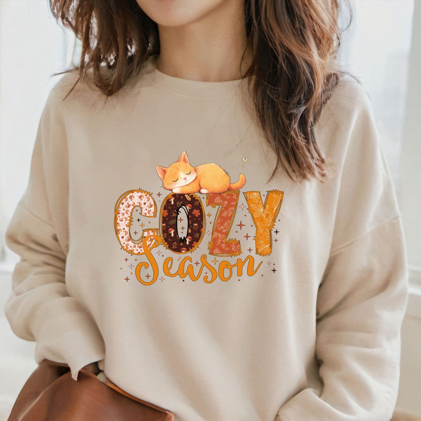 Cozy Season Cat Sweatshirt