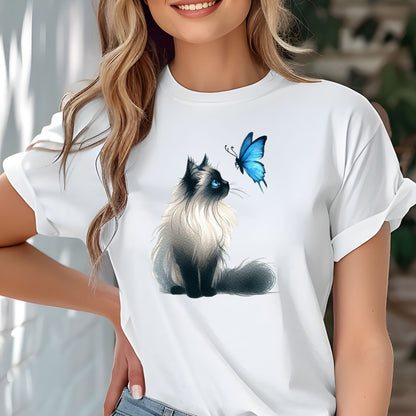 Himalayan Cat Butterfly Shirt