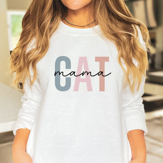 Boho Cat Mama Sweatshirt