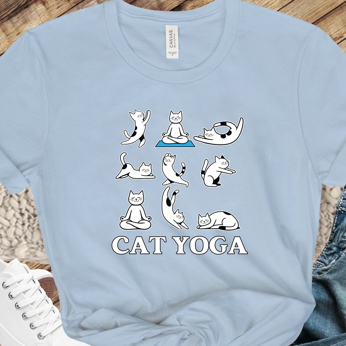 Cat Yoga Poses Shirt