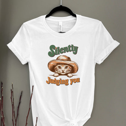 Silently Judging You Funny Cat Shirt