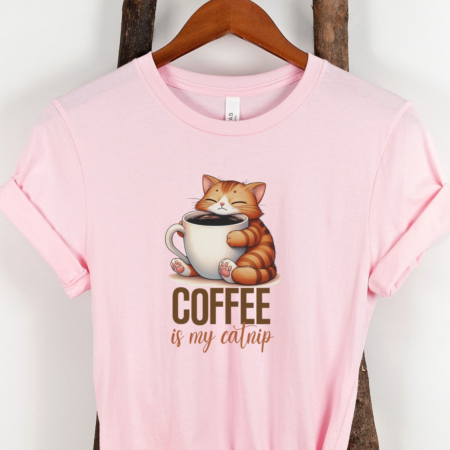 Coffee Is My Catnip Cat Shirt